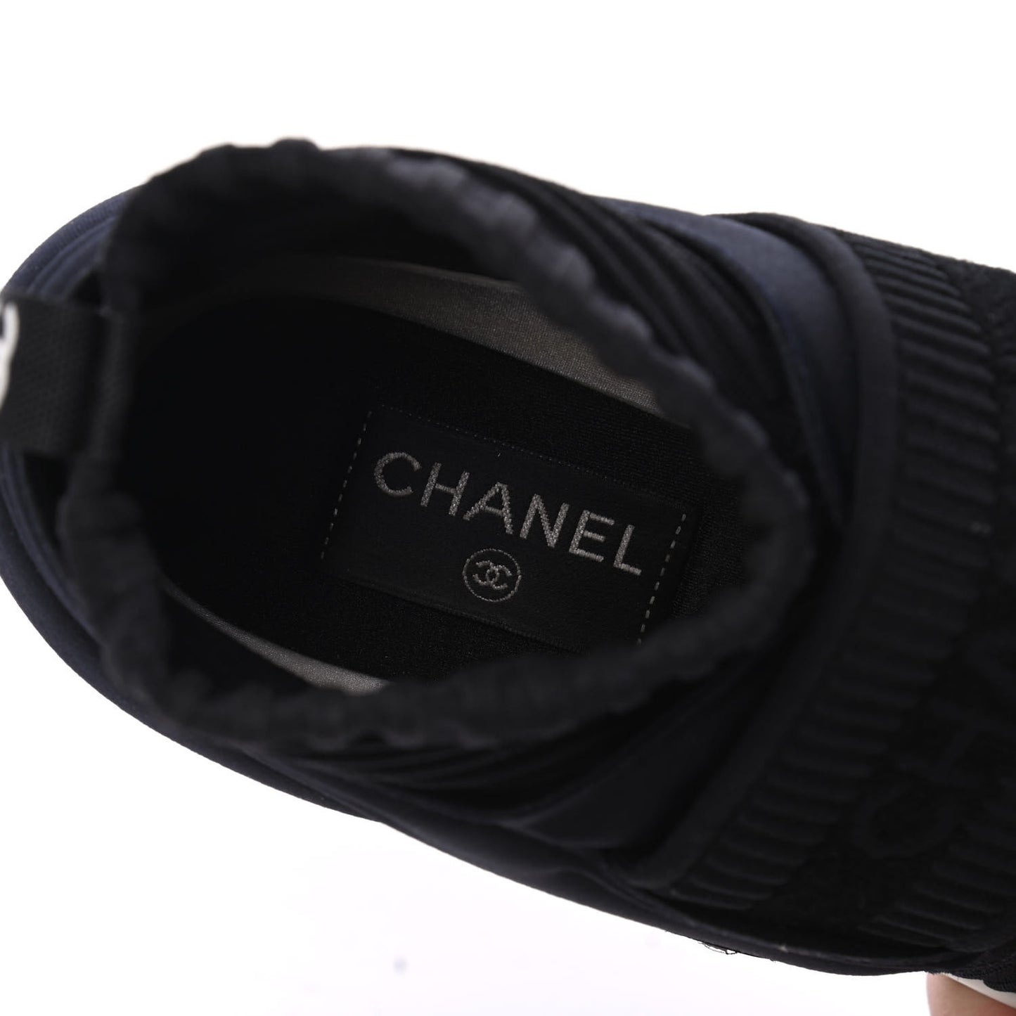 Stretch Fabric CC Sneakers 39 Black