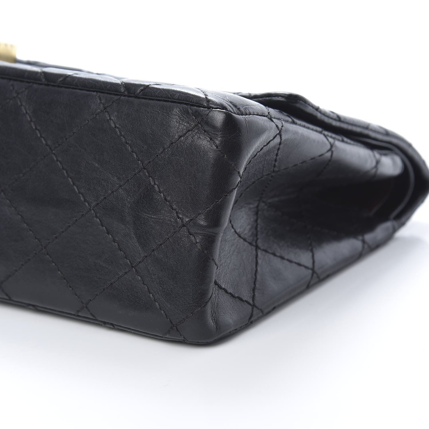Chanel Aged Calfskin Quilted 2.55 Reissue 226 Flap Black 12 of 13