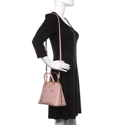 Prada Saffiano Lux Small Promenade Tote Orchidea 2 of 17