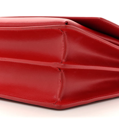 Saint Laurent Calfskin Medium Monogram Sunset Rouge Eros 9 of 10