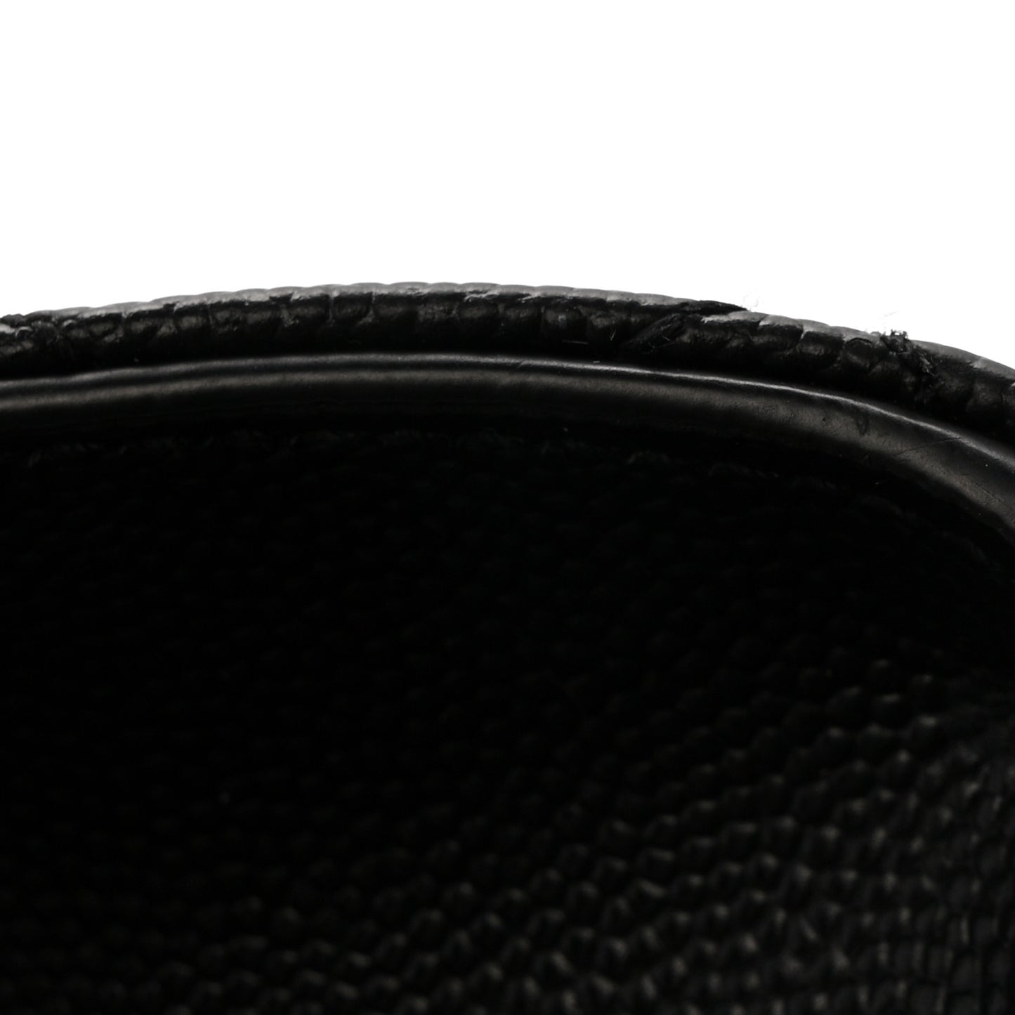 Grain De Poudre Textured Mixed Matelasse Triquilt Medium Monogram Monochrome Satchel Black