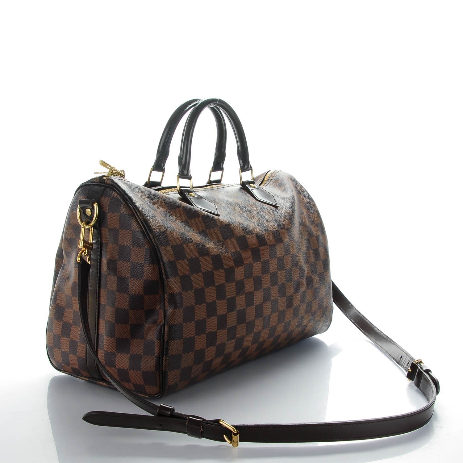 Louis Vuitton Damier Ebene Speedy Bandouliere 35 3 of 9