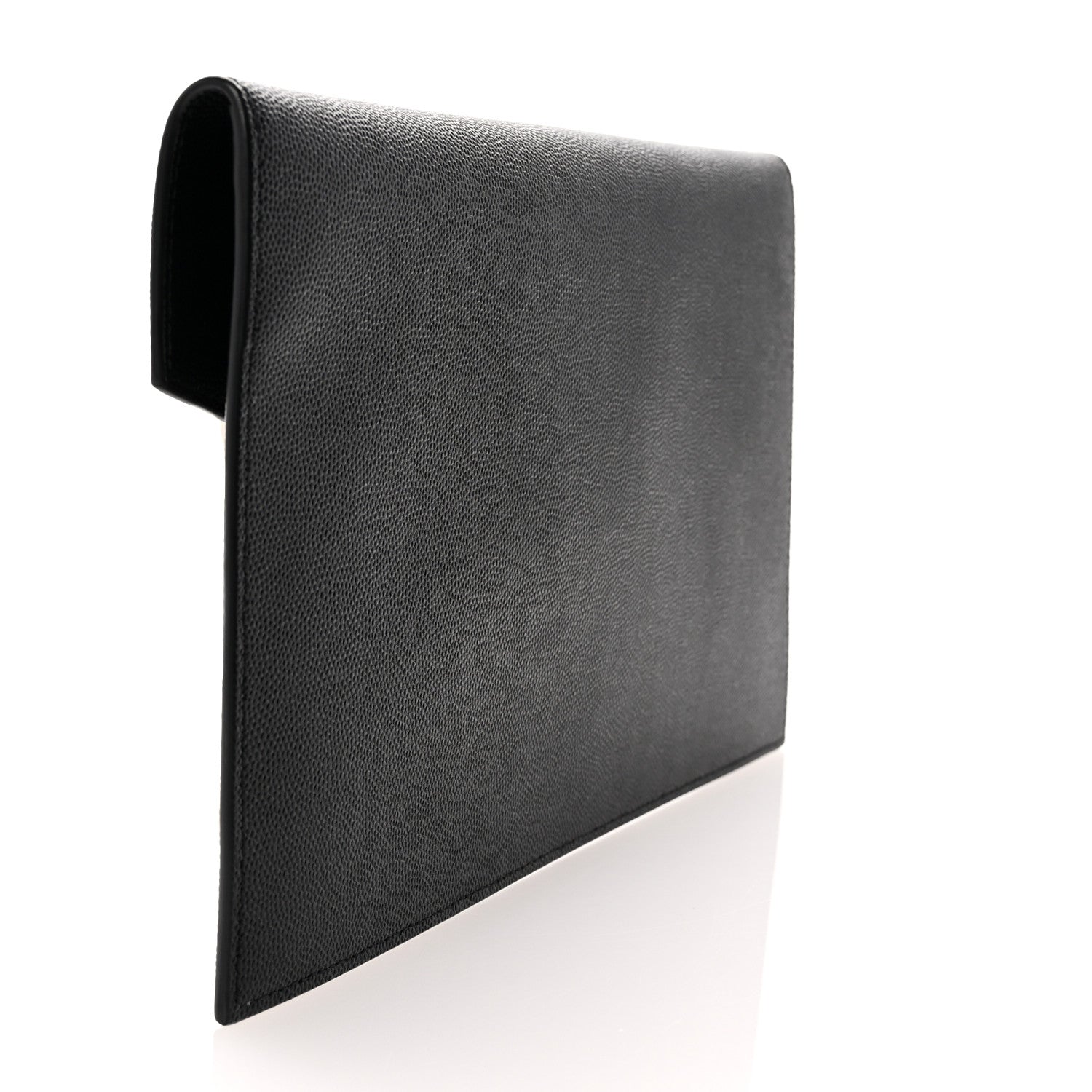 Saint Laurent Grain De Poudre Uptown Pouch Black 3 of 9