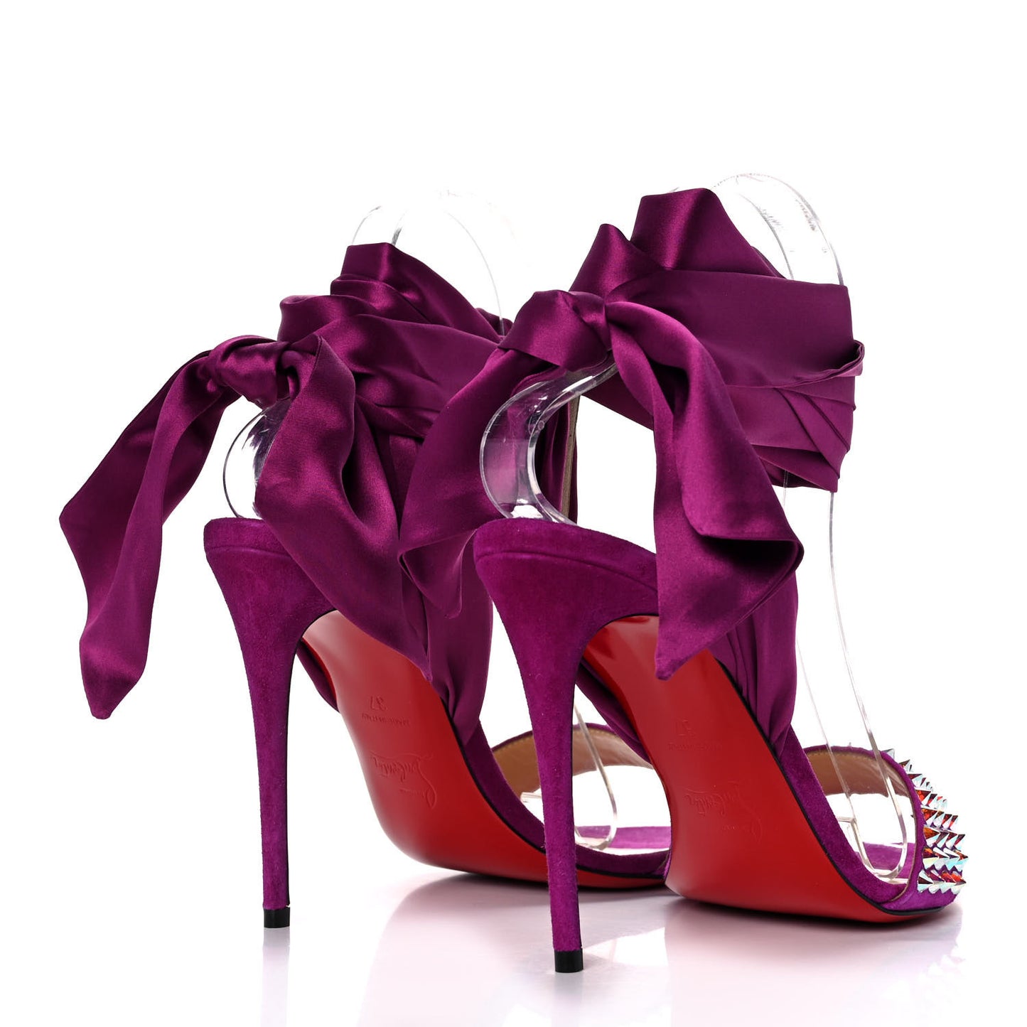 Crepe Satin Veau Velours Krystal Du Desert 100 Sandal 37 Version Ricelieu