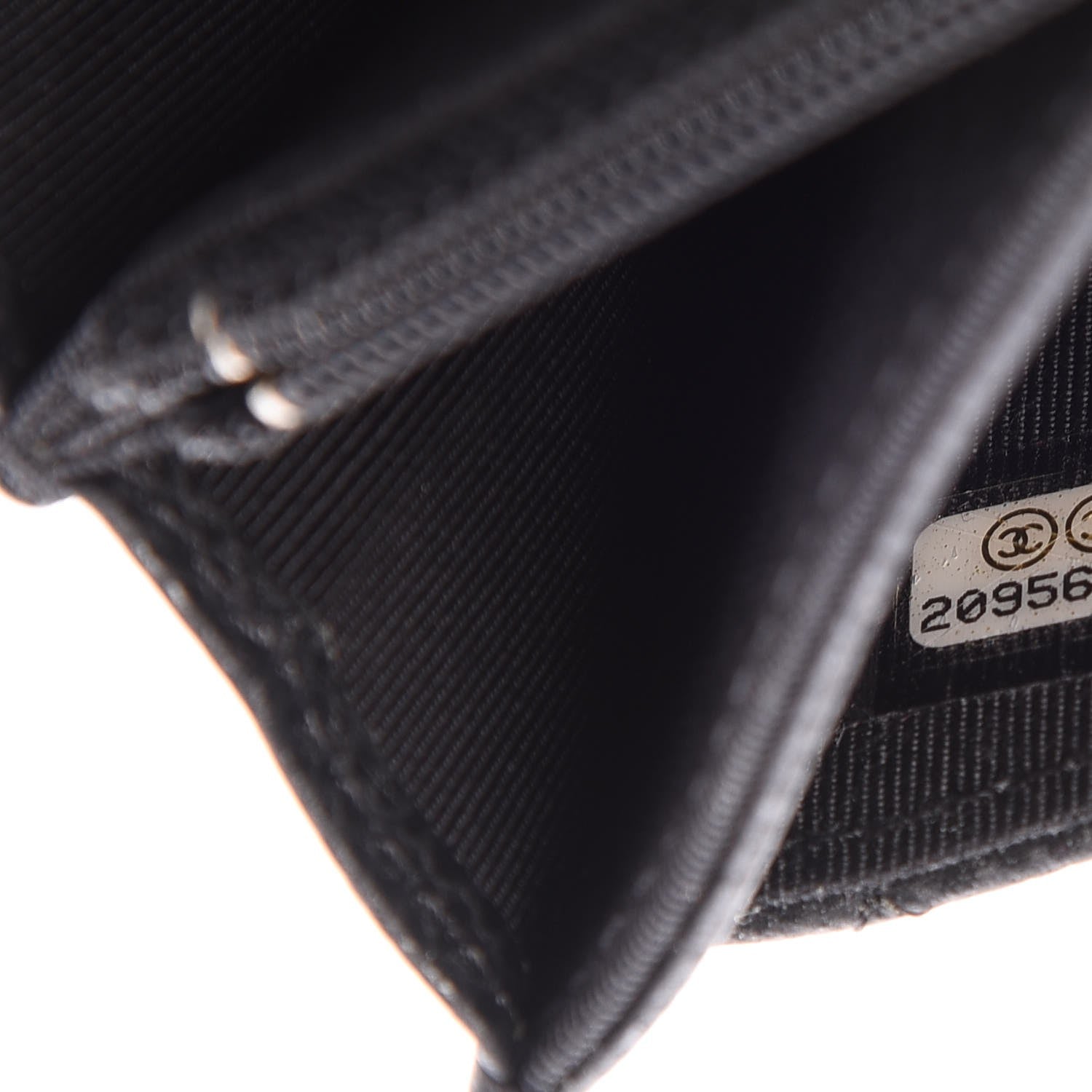 Chanel Caviar Quilted Small Flap Wallet Black 7 of 8