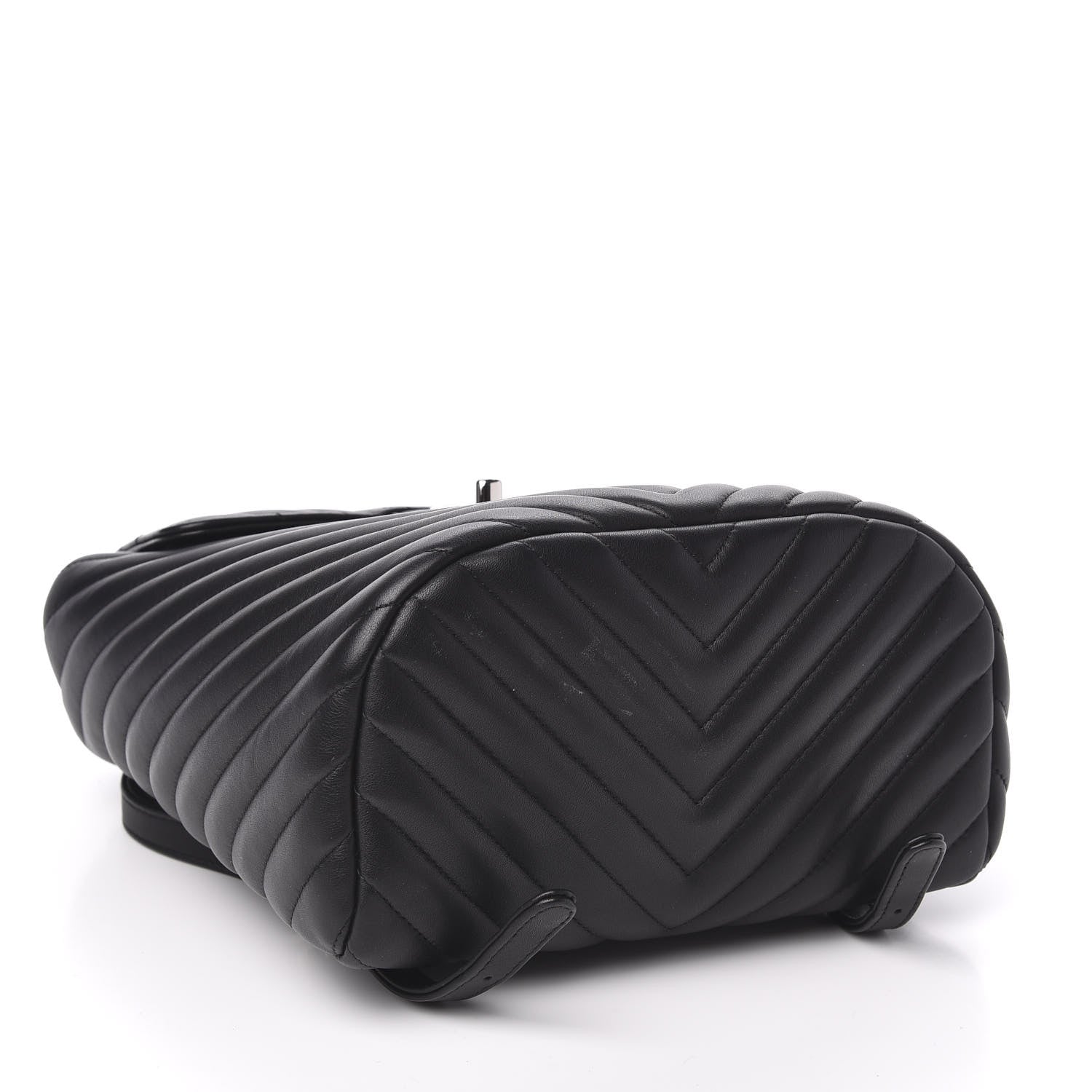 Chanel Calfskin Chevron Quilted Small Urban Spirit Backpack Black 3 of 10