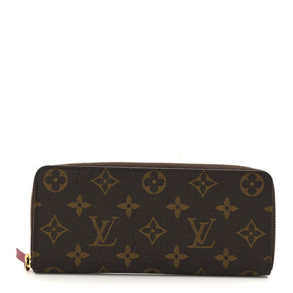Louis Vuitton Monogram Clemence Wallet Fuchsia 1 of 11