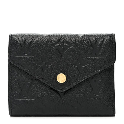 Louis Vuitton Empreinte Victorine Wallet Black 1 of 7
