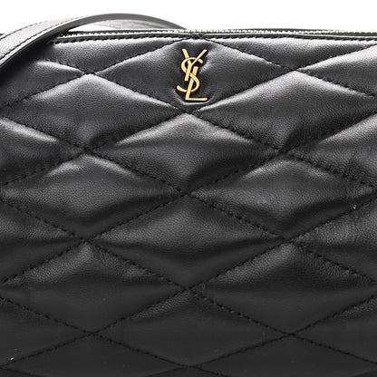 Saint Laurent Lambskin Monogram Small Sade Tube Bag Black 8 of 10