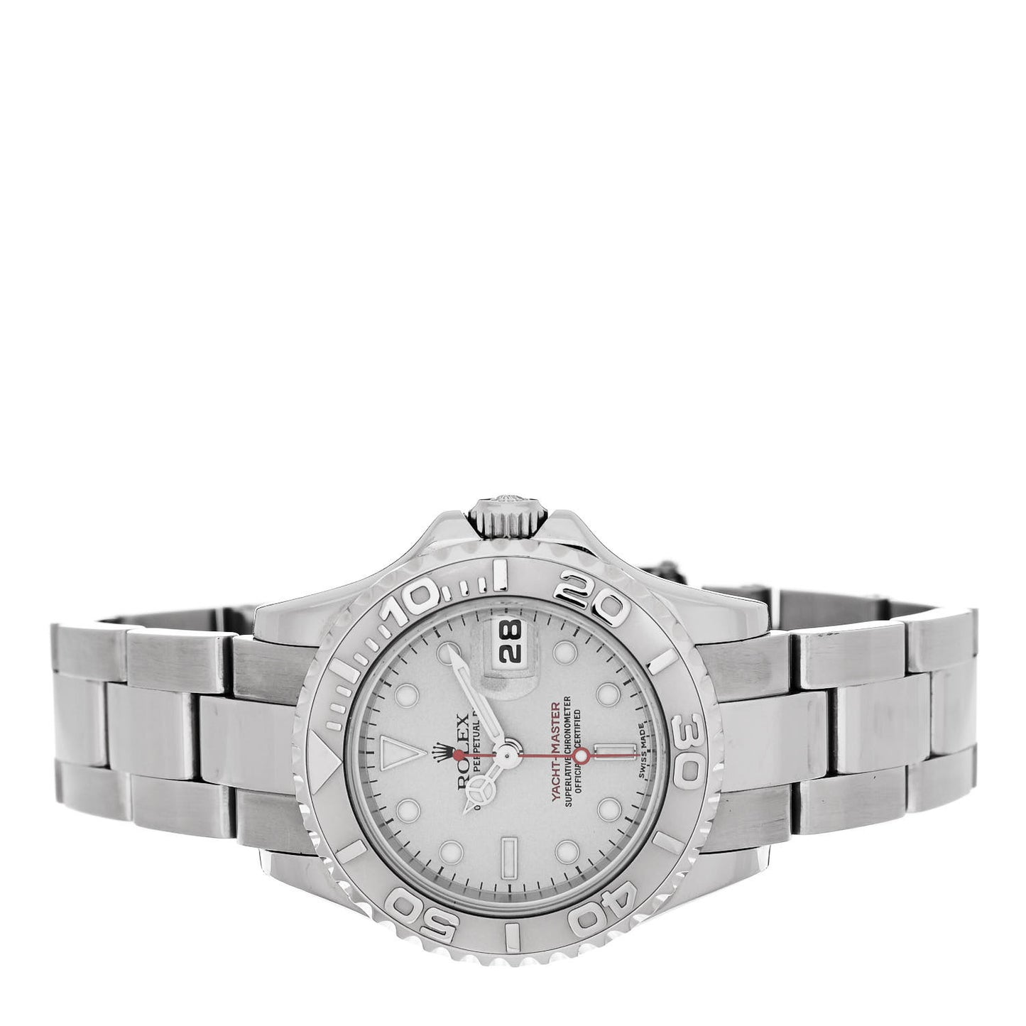 Stainless Steel Platinum 29mm Yacht-Master Watch Silver 169622