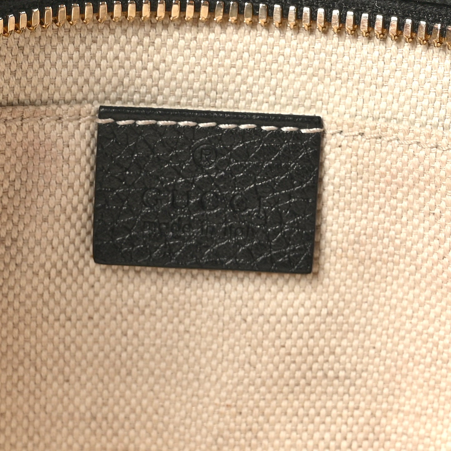 Pebbled Calfskin Small Soho Disco Bag Black