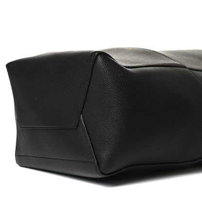 Celine Soft Grained Calfskin Sangle Bucket Bag Black 9 of 11