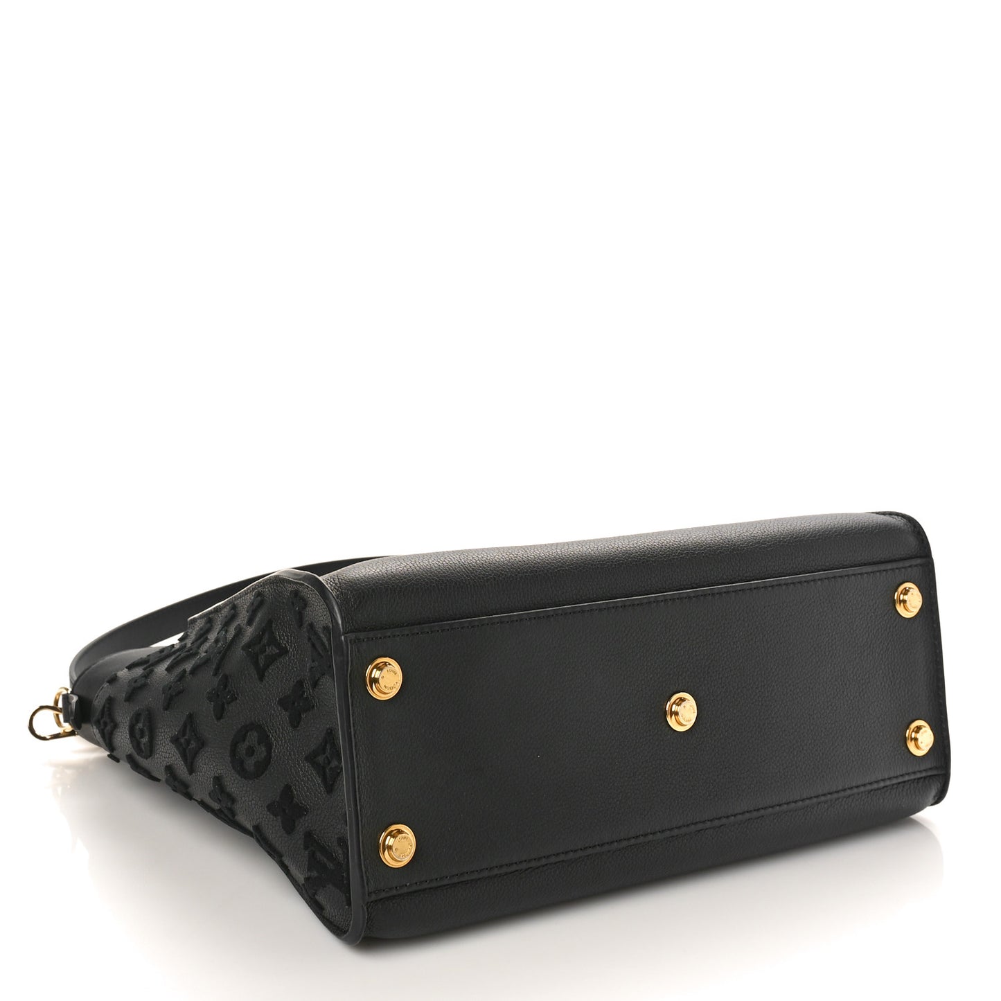 Calfskin Monogram Tufting On My Side Black