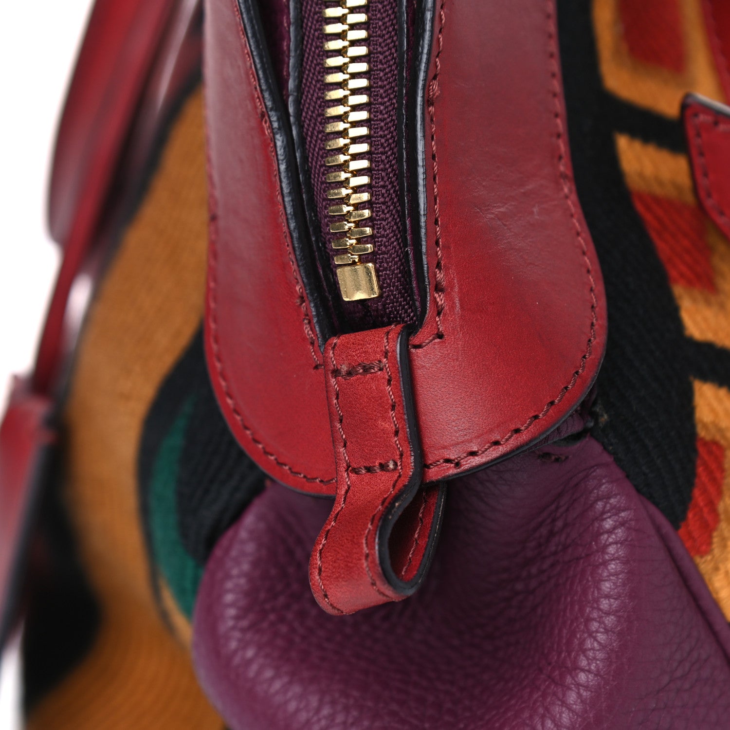 Burberry Prorsum Geometric Tapestry Large Milverton Bag Multicolor 11 of 15