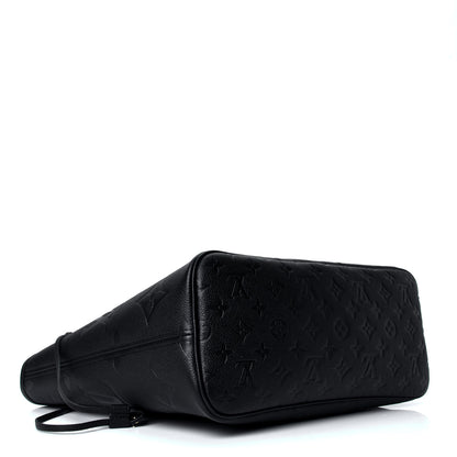 Louis Vuitton Empreinte Monogram Giant Neverfull MM Black 3 of 4