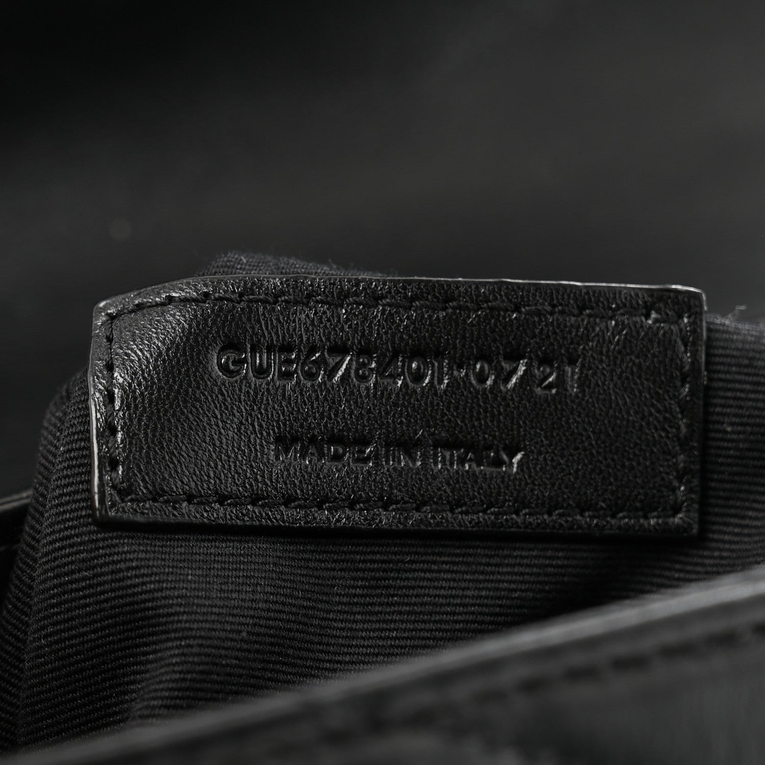Saint Laurent Calfskin Y Quilted Monogram Toy Loulou Crossbody Bag Black 7 of 12