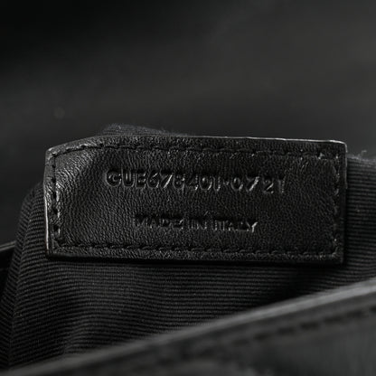 Saint Laurent Calfskin Y Quilted Monogram Toy Loulou Crossbody Bag Black 7 of 12