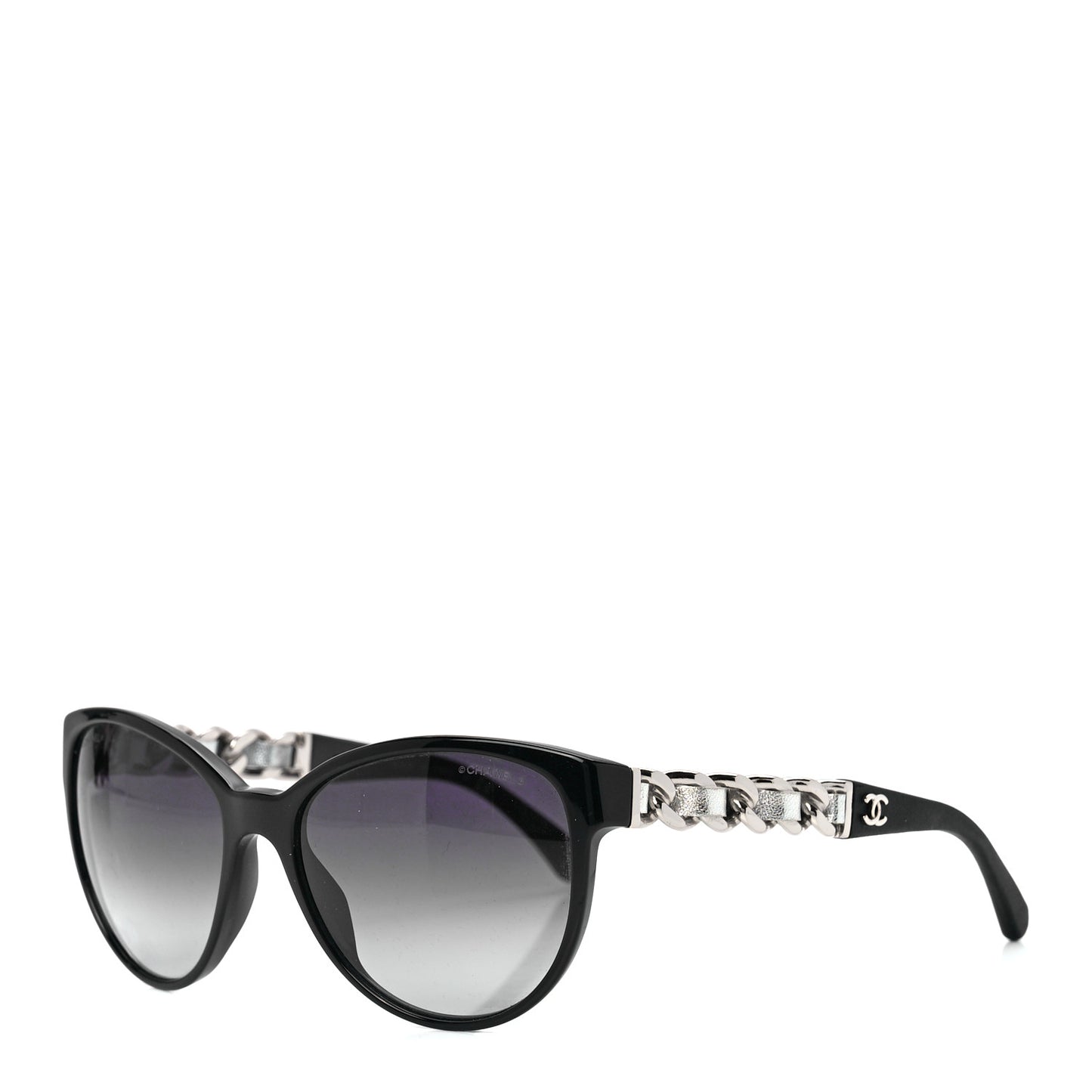CC Chain Sunglasses 5215Q Black