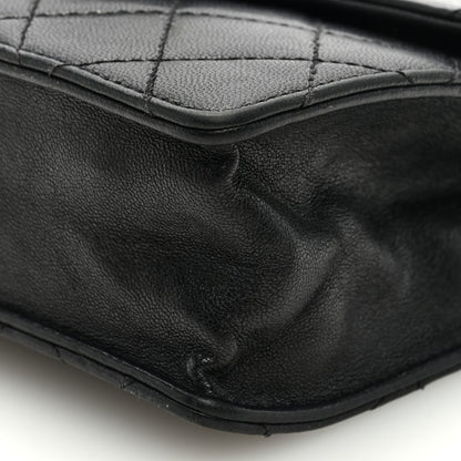 Chanel Goatskin Quilted Chic Pearls Flap Black 10 of 12