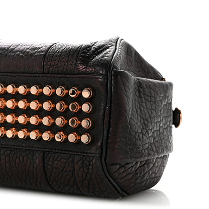 Alexander Wang Pebbled Lambskin Rockie Black Rose Gold Hardware 9 of 14
