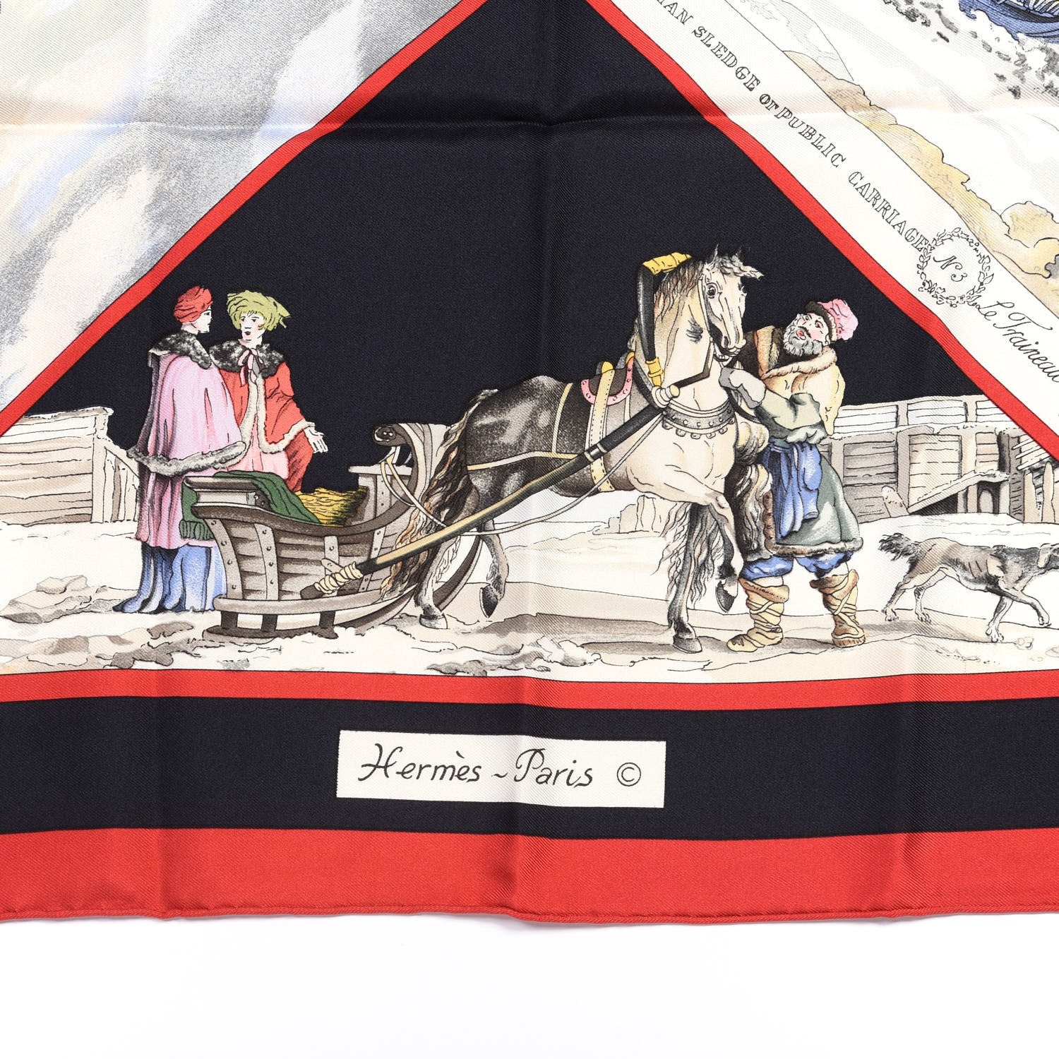 Hermes Silk Voyages Slaves Scarf 90 2 of 4