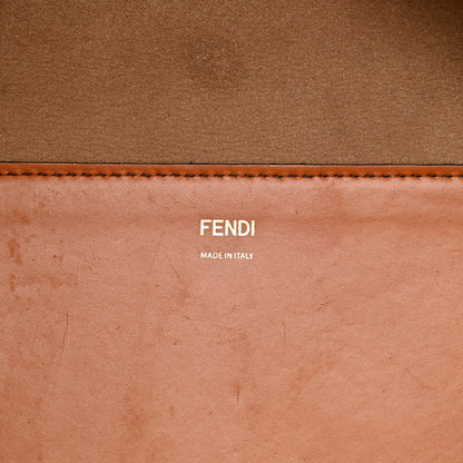 Fendi Vitello King Plexiglass Large Fendi Sunshine Shopper Tote Cuoio 6 of 17