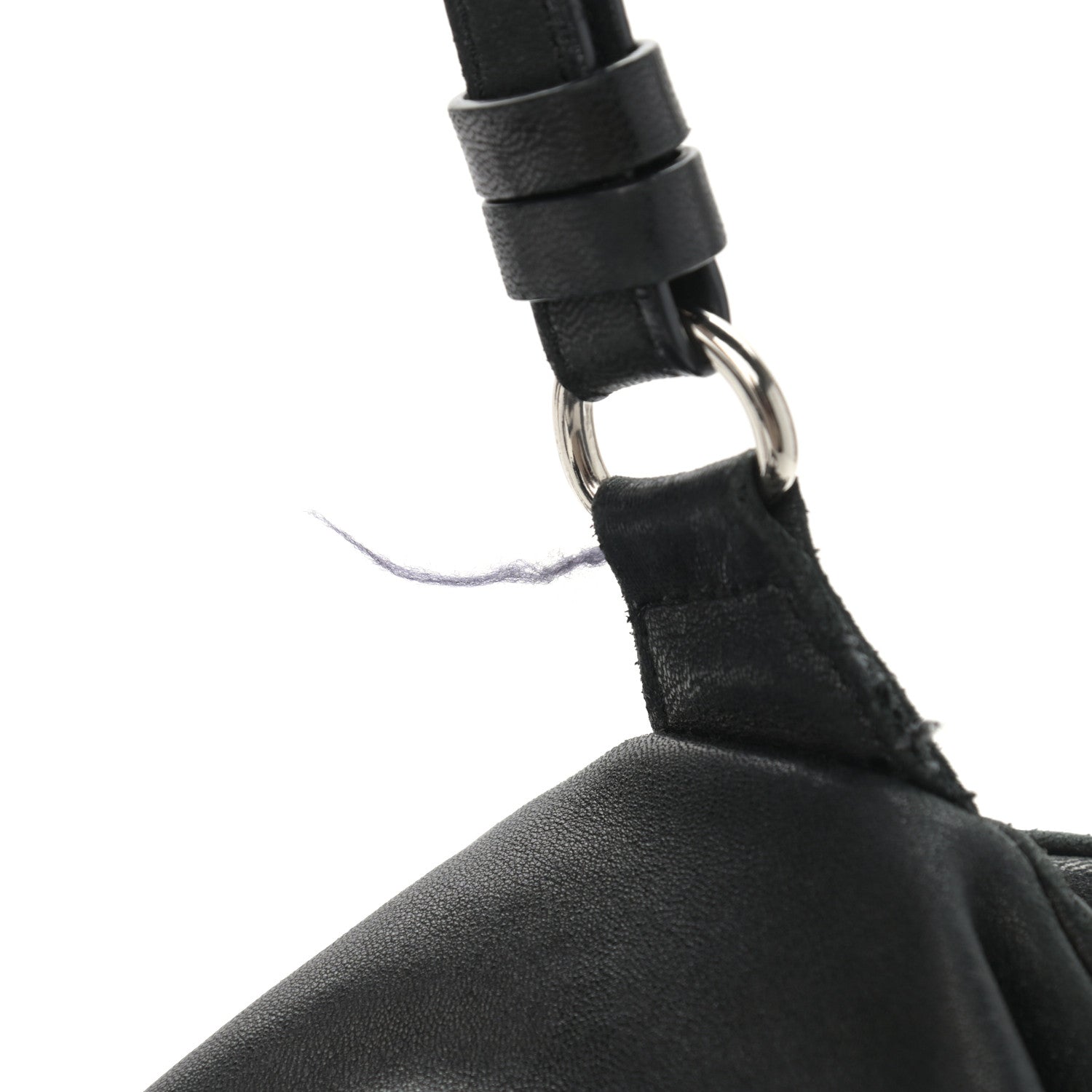 Alexander Wang Lambskin Marti Backpack Bag Washed Black Rhodium Hardware 10 of 11