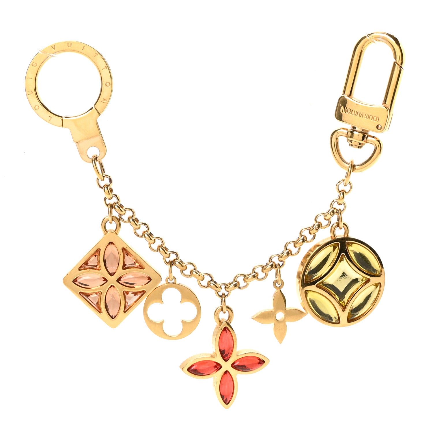 Louis Vuitton Ice Flower Key Chain Bag Charm 1 of 3