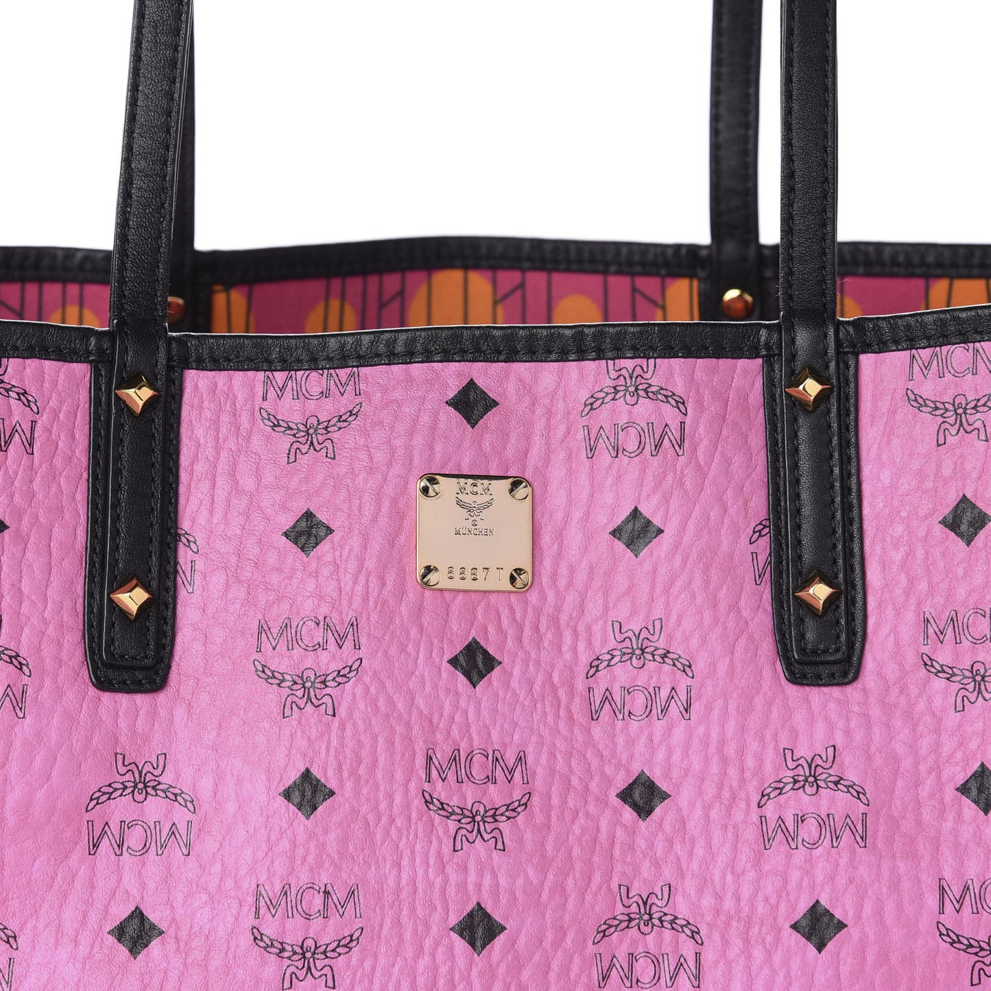 Visetos Medium Liz Reversible Shopper Tote Pink