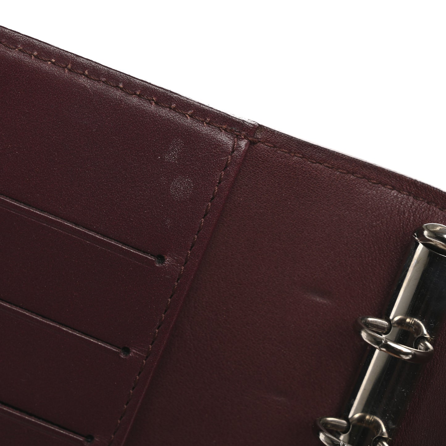 Mat Monogram Small Ring Agenda Cover Violet