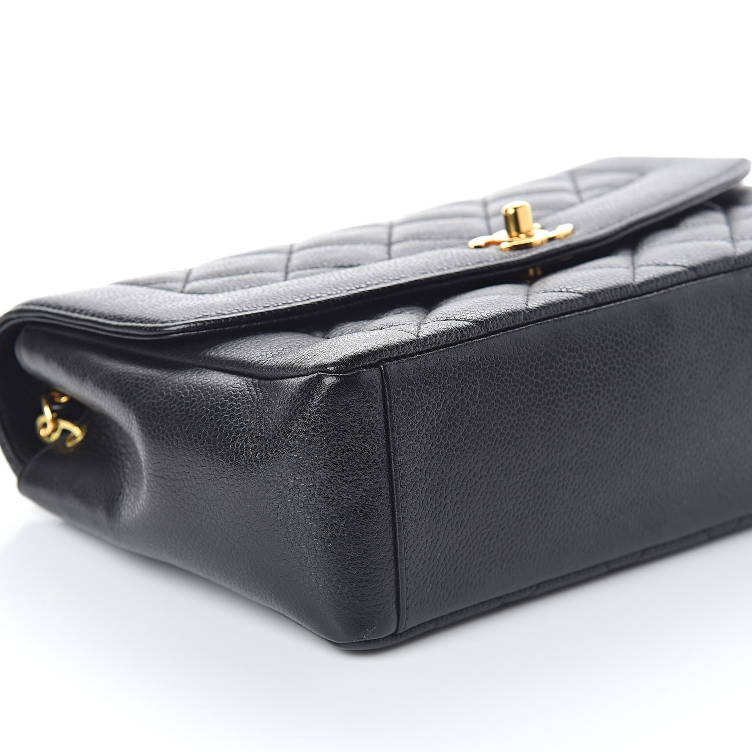 Chanel Caviar Quilted Medium Single Flap Black 9 of 11