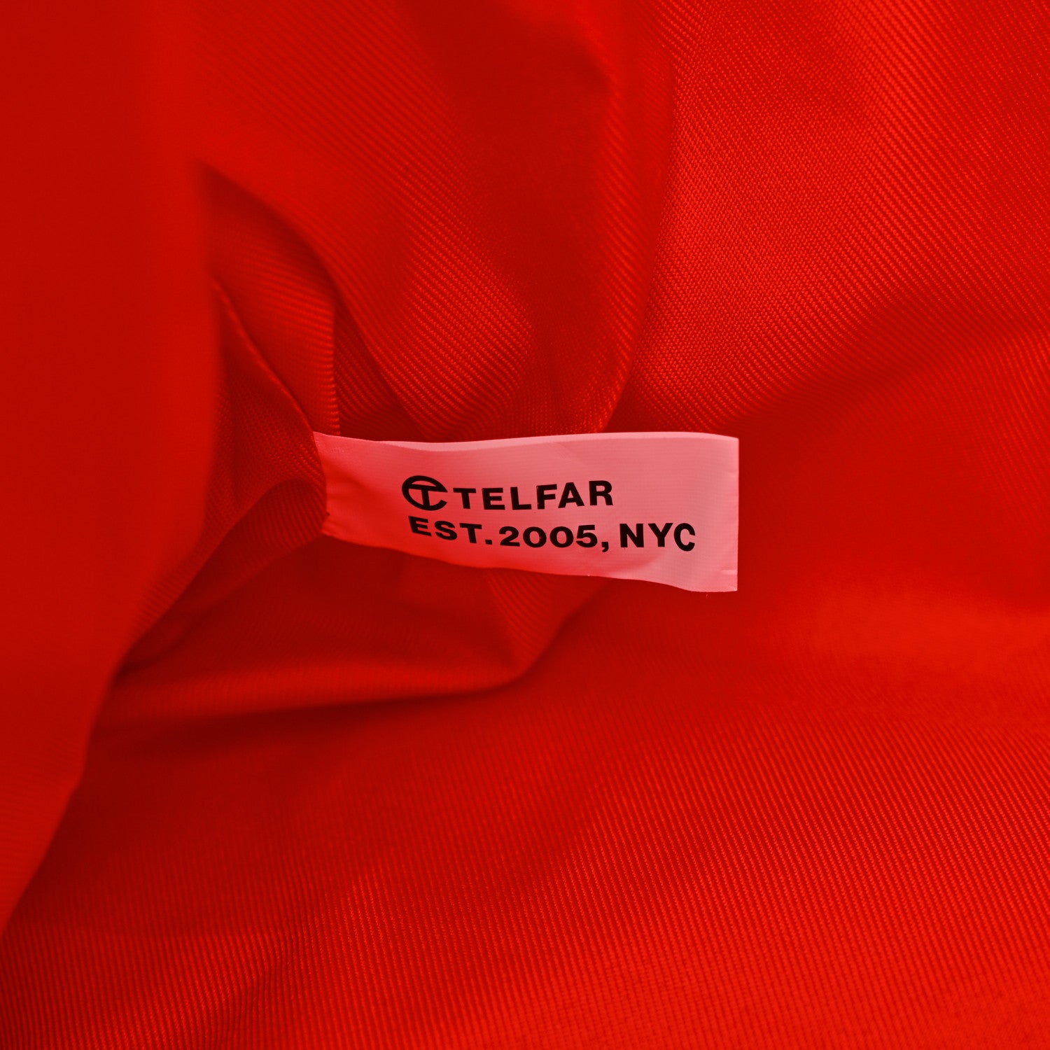 Telfar Vegan Leather Medium Shopping Bag Red 7 of 10