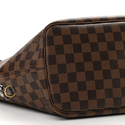Louis Vuitton Damier Ebene Neo Neverfull MM Rose Ballerine 9 of 14
