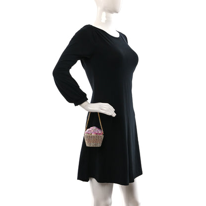 Judith Leiber Crystal Cupcake Minaudiere Clutch Gold Multicolor 2 of 10