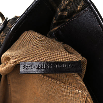 Fendi Zucca Small Chef Shopping Tote Tobacco Moro 7 of 11