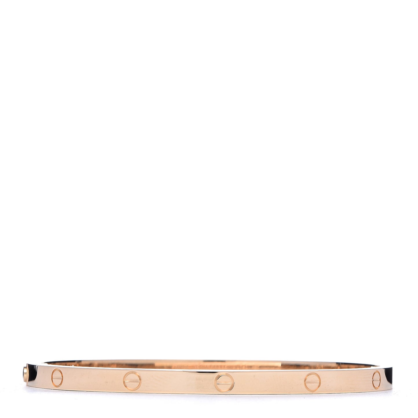 18K Yellow Gold Small LOVE Bracelet 16