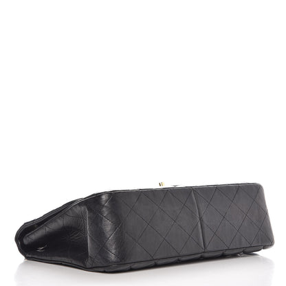 Chanel Lambskin Quilted Jumbo Single Flap Black 4 of 13