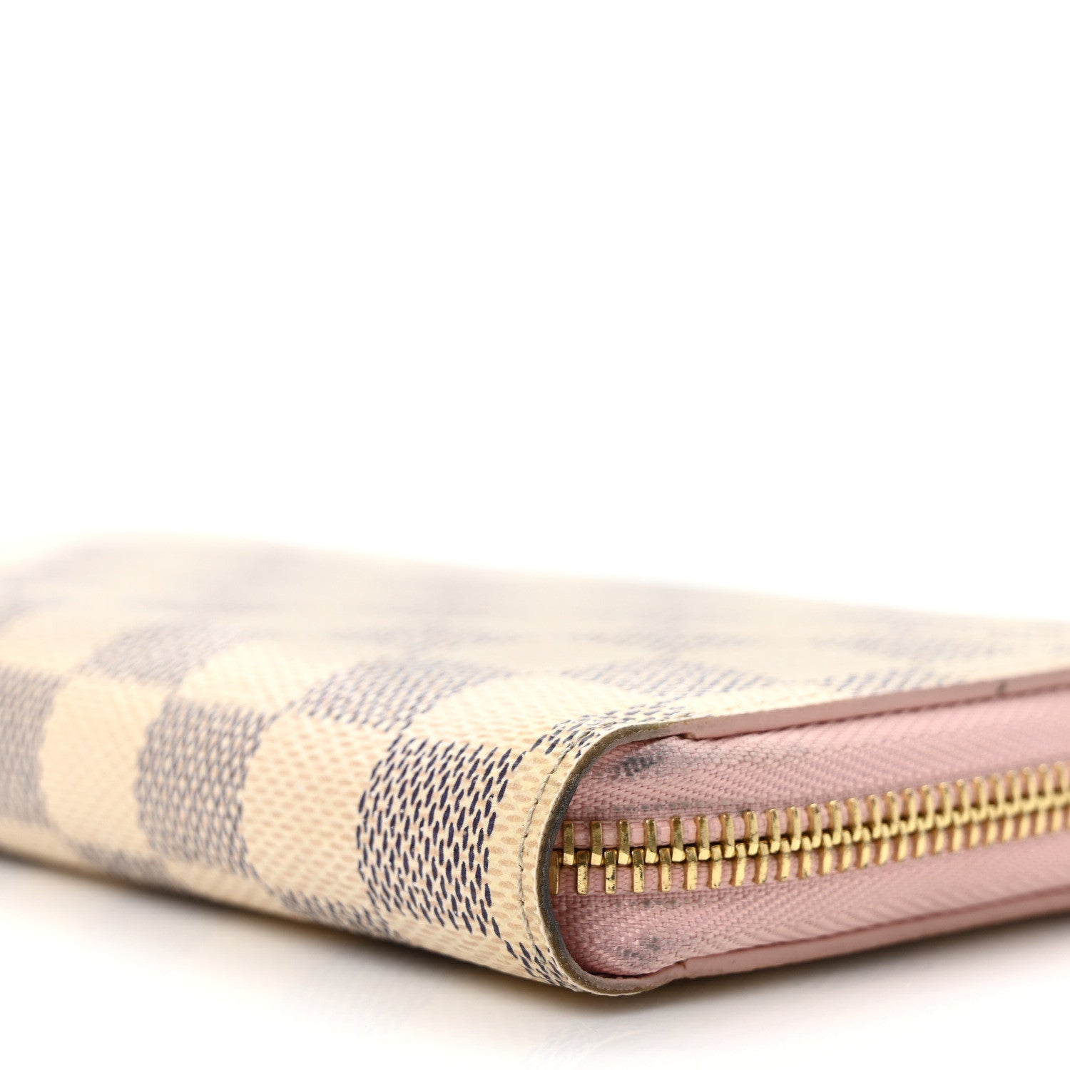 Louis Vuitton Damier Azur Zippy Wallet Rose Ballerine 8 of 8