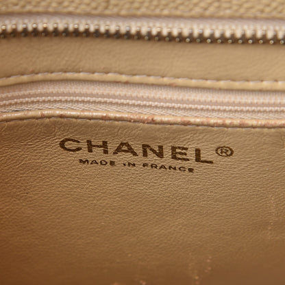 Chanel Caviar Quilted Medallion Tote Beige 6 of 15