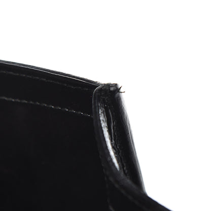 Saint Laurent Textured Patent Monogram Large Belle De Jour Clutch Black 8 of 13