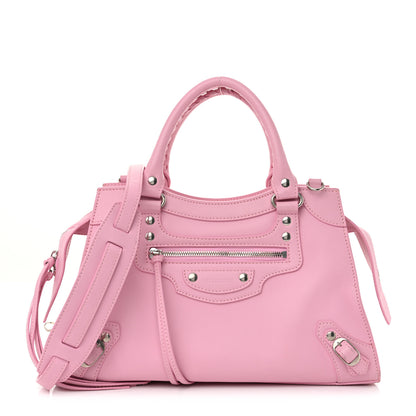 Balenciaga Smooth Calfskin Neo Classic Silver Hardware S City Candy Pink 1 of 12