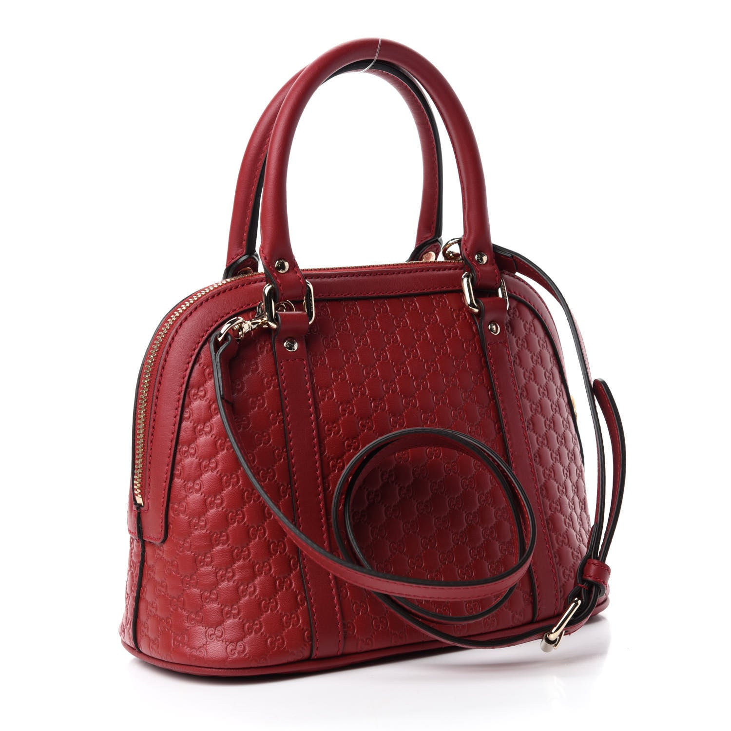 Gucci Soft Microguccissima Mini Dome Bag Rosso 3 of 10