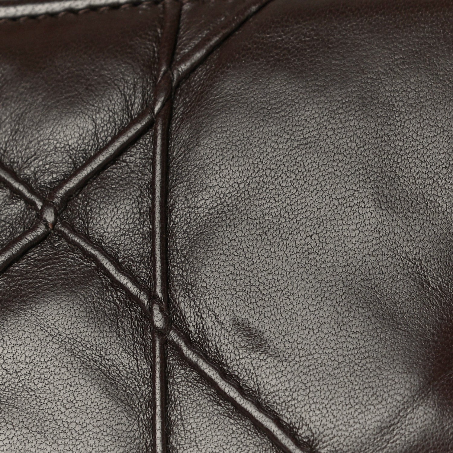 Christian Dior Lambskin Cannage Rendezvous Chain Wallet Brown 15 of 16