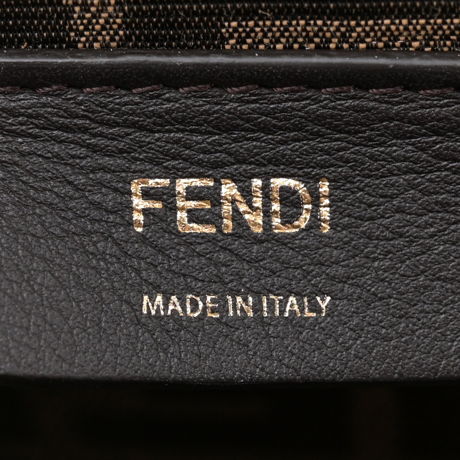 Fendi Shiny Nappa Small Fendi First Caramello 6 of 12