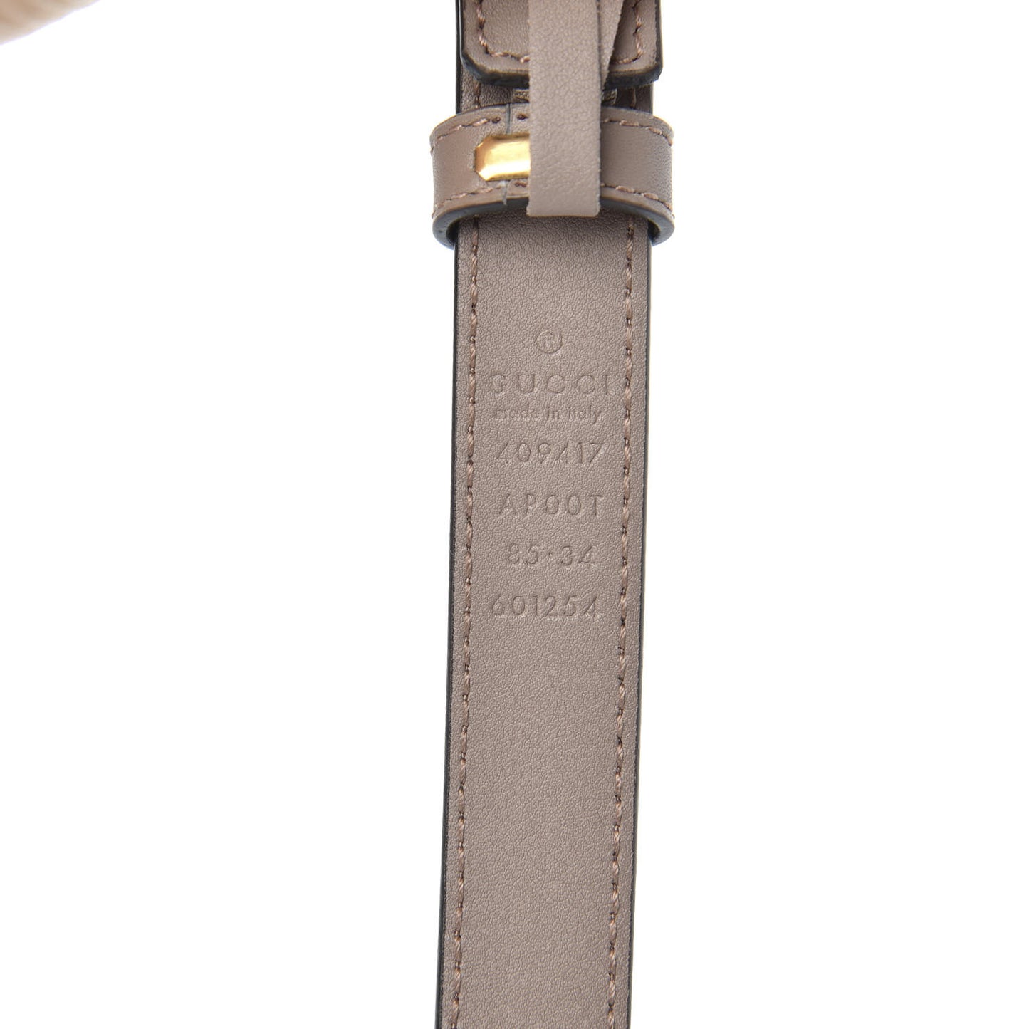 Calfskin Double G 20mm Belt 85 34 Porcelain Rose