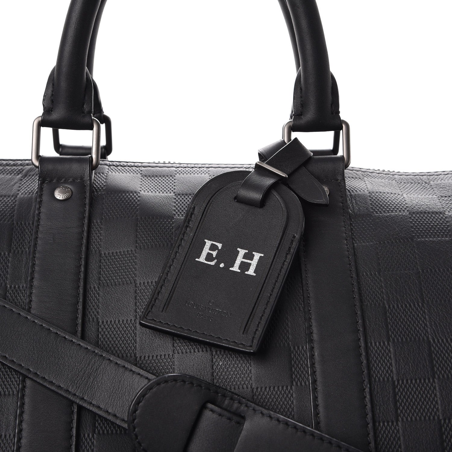 Louis Vuitton Damier Infini Keepall Bandouliere 55 Onyx 8 of 14