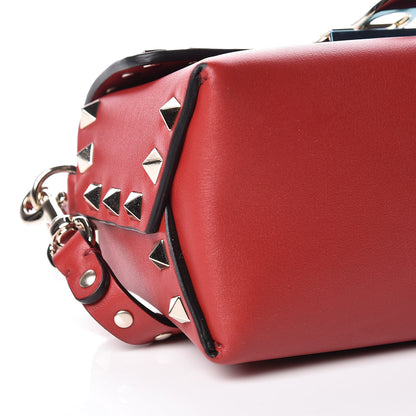 Valentino Garavani Vitello Mini Rockstud Crossbody Bag Rosso Valentino 8 of 9
