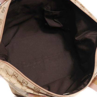 Gucci GG Monogram Medium Web Handle Bucket Tote 5 of 9