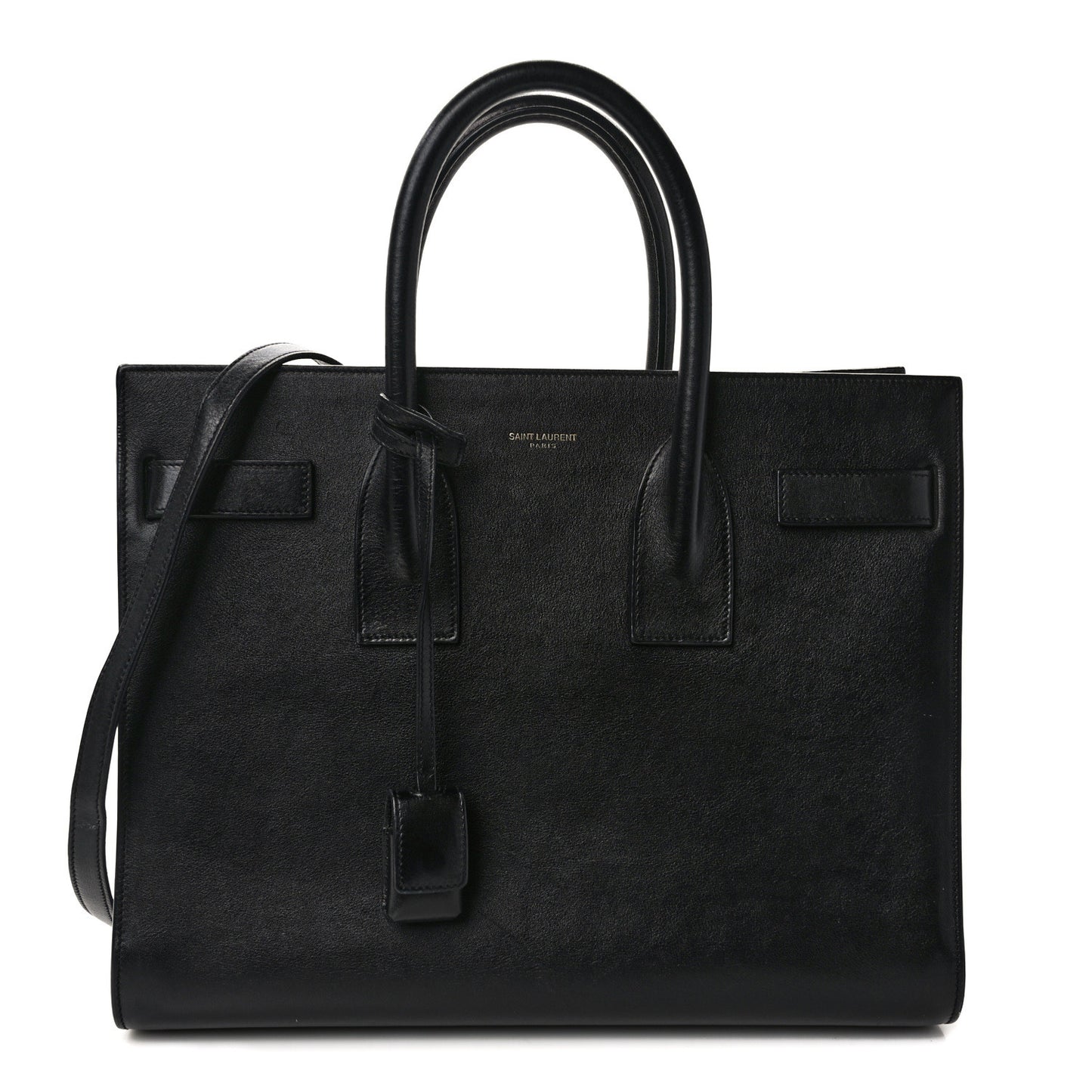 Calfskin Small Sac De Jour Black