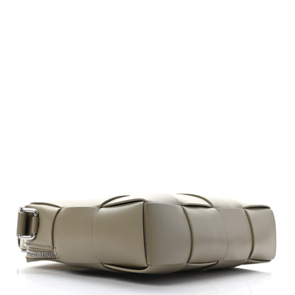 Bottega Veneta Lambskin Maxi Intrecciato Cassette Camera Bag Taupe 4 of 8